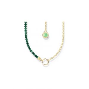 Thomas Sabo Chaînette Argent, Émail vert collier 1 unité