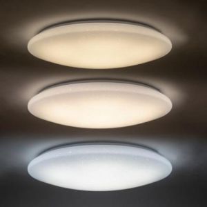Plafonnier LED Rond 36W Ciel Etoil&eacute; - Blanc Froid - SILUMEN