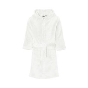 Playshoes Fleece-Bademantel, Morgenmantel Robe De Chambre, Beige