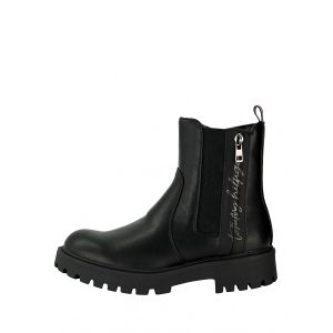 Tommy Hilfiger Bottes noir / blanc / rouge vif / bleu foncé - Couleur Noir / Blanc / Rouge Vif / Bleu Foncé - Taille 36