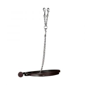 Dyon Longe équitation en cuir avec chaine Dy'on