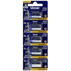 4lr44 Pile alcaline 6vdc 0%hg (blister De 5 piles) Vinnic 4lr44/bl5
