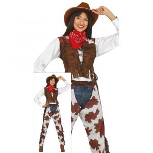 D&eacute;guisement Cowgirl Gilet Femme