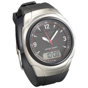 Image de St. Leonhard NC7067-944 - Montre de Poignet, Bracelet en Plastique, Noir