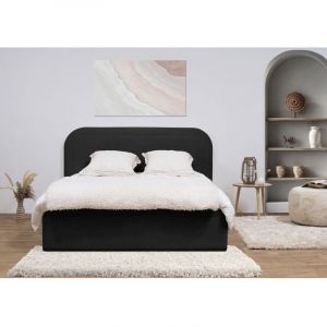 Bobochic Lit Lit coffre Lit coffre cassiopee 140x190 Gris foncé - Gris foncé