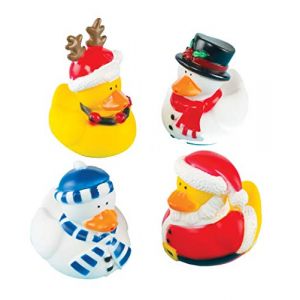 Baker Ross X275 Canards de Noël Assortis, Paquet de 4