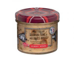 Albert ménès Rillettes de saumon fumé aux baies roses 100 g