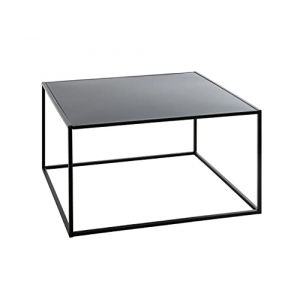 Haku Möbel Table d'Appoint Design "Lirola" 70cm Noir