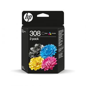 HP Cartouche d'encre 308 noire + 3 couleurs
