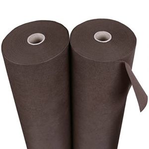 Geotextile/Agrotextile contre les mauvaises herbes toile de paillage marron 50g 16m x 20m