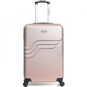 AM TRAV VALISE CABINE ABS 55cm 4 roues QUEENS ROSE DORE