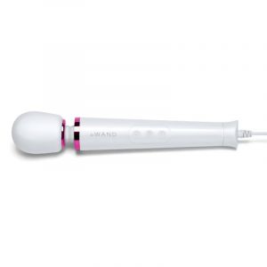 Le Wand Luxus-Massagestab "Powerful Petite Plug-In Vibrating Massager" | Soft Touch Silikon |