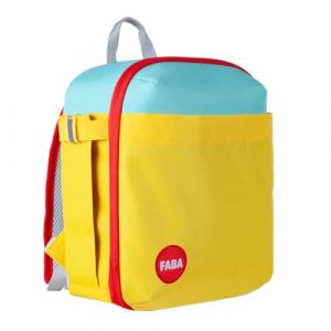 Faba Sac &agrave; dos Zipi pour enfants &agrave; partir de 3 ans, dimensions 23&times;27,5&times;15 cm, bretelles et appui dorsal rembourr&eacute;s