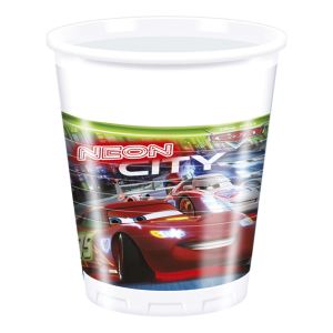 8 gobelets Cars Néon