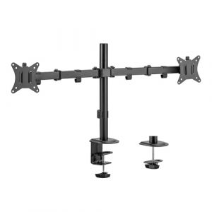 Maclaren Support de bureau Maclean Mc-754n pour 2 moniteurs 17-32" VESA 100 Max 18 kg,