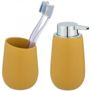 Wenko Waschtisch-Set Mod. Badi Gelb, 2-tlg. Badzubehör 1 ct (18.69 € / 1 ct)