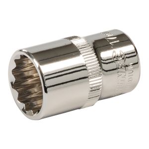 Silverline Douille métrique 1/2" avec entraînement à 12 pointes 17 mm