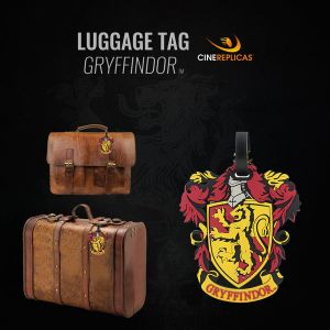 Image de Cinereplicas Harry Potter - Etiquette à Bagage - Licence Officielle - Gryffondor