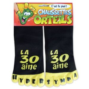 Chaussettes orteils la 30aine