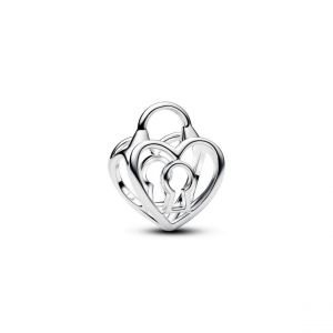 Pandora Charm Cadenas C?ur Ajour&eacute;