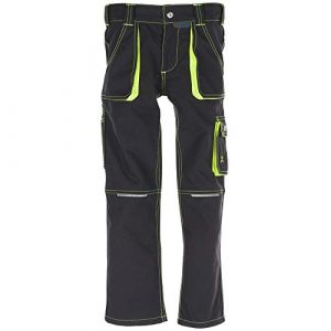 Planam 6110134 Pantalon Taille 134/140 Anthracite/Jaune