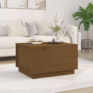 Image de VidaXL Table basse Marron miel 60x50x35 cm Bois massif de pin