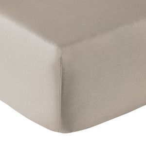 Anne de Solène Drap housse coton brume 180x200 cm