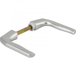 Image de THIRARD Poignée de porte béquille double Argent