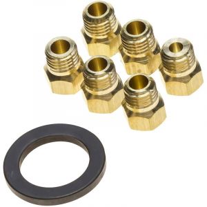 Whirlpool Jeu d'injecteurs gaz butane propane (294845-31703) (481231038976) Four, cuisini&egrave;re, BAUKNECHT