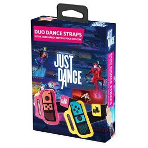 Image de Subsonic Just Dance 2023 officiel - Dance Staps - Pack de 2 Brassards pour manette JoyCon, Bracelet élastique réglable avec emplacement pour Joy-Cons nintendo Switch