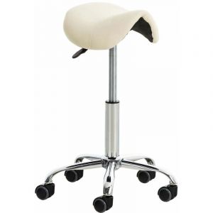 CLP Tabouret de travail Reno similicuir beige