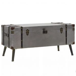 Image de VidaXL Table basse MDF et aluminium 102 x 51 x 47,5 cm