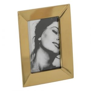 Bigbuy Cadre photo acier inoxydable et verre Home