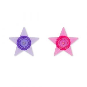Legami Lot de 2 lumières pour Les Rayons de vélo - Ride & Shine, lumière Blanche, lumières de Roue de vélo, pour Enfants, garçons, Adultes, étoiles Lumineuses pour Rayons de vélo, Piles incluses