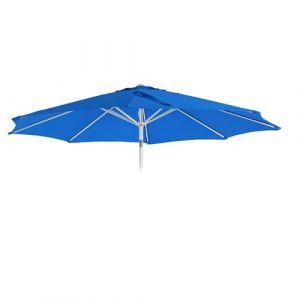 Housse de rechange pour parasol N19 Ø 3m tissu/textile 5kg bleu