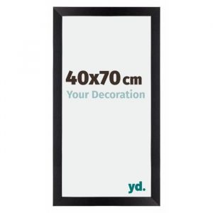 Your Decoration - 40x70 cm - Cadres Photo en mdf Avec Verre acrylique - Anti-Reflet - Excellente Qualit&eacute; - Noir Mat - Cadre Decoration Murale - Mura.