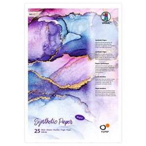 Ursus Papier synthétique, A3, 29,7 cm x 42 cm, 85 g/m², Bloc collé 1 côté