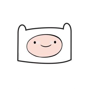 Star Cutouts MASQUE CARTON adulte FINN CARTOON NETWORK