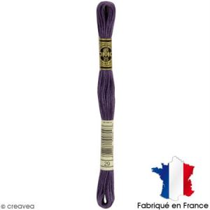 Image de Dmc Fil &agrave; broder moulin&eacute; sp&eacute;cial Violet 29 - Echevette 8 m