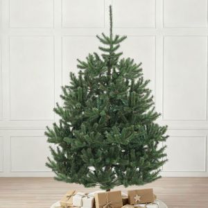 Salcar Sapin de Noël artificiel, sapin Nordmann ultra-réaliste, sapin de Noël artificiel