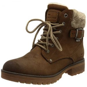 Tom Tailor 2191014, Botte mi-Mollet Femme, Cognac, 40 EU