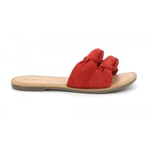 Kickers Mules Cuir Divalto Rouge
