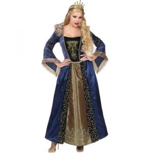 Widmann MILANO PARTY FASHION W Costume reine médiévale, robe, princesse, déguisements de carnaval
