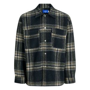 Jack & Jones Jorvesterbro Surchemise &agrave; Carreaux Ls Sn Veste Chemise, Forest River, S Homme