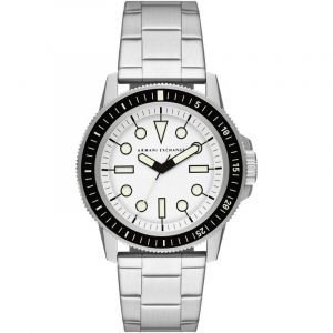 Image de Armani Exchange Montre Homme LEONARDO AX1853 - Bracelet Acier Argent