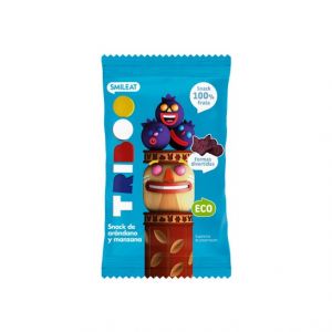 Smileat Triboo Snack Ecol&oacute;gico de Ar&aacute;ndano y Manzana 25g