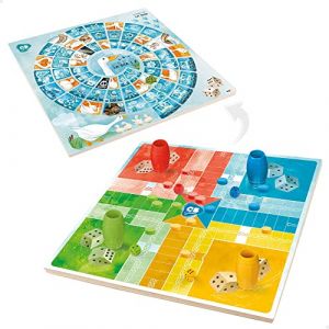 ColorBaby 49348 - CB Games-Jeu parchis/oie 25 x 25 cm Bois