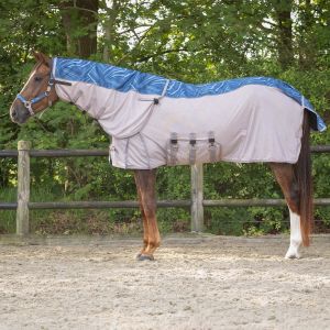 Chemise anti-mouches combo avec cou pour cheval QHP