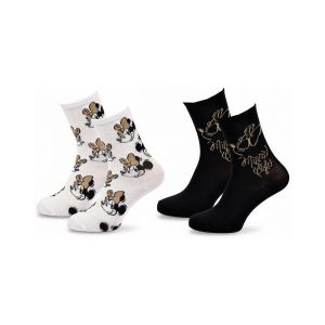 Disney Chaussettes Chaussettes Femme Licence Minnie Pack de 2 Paires 3447