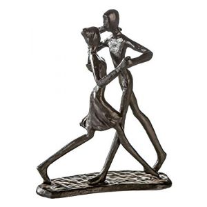 Image de Casablanca Sculpture Danse 17x13x7,5cm fer bruni Dancing Dekofigur Statue Figurine Décoration